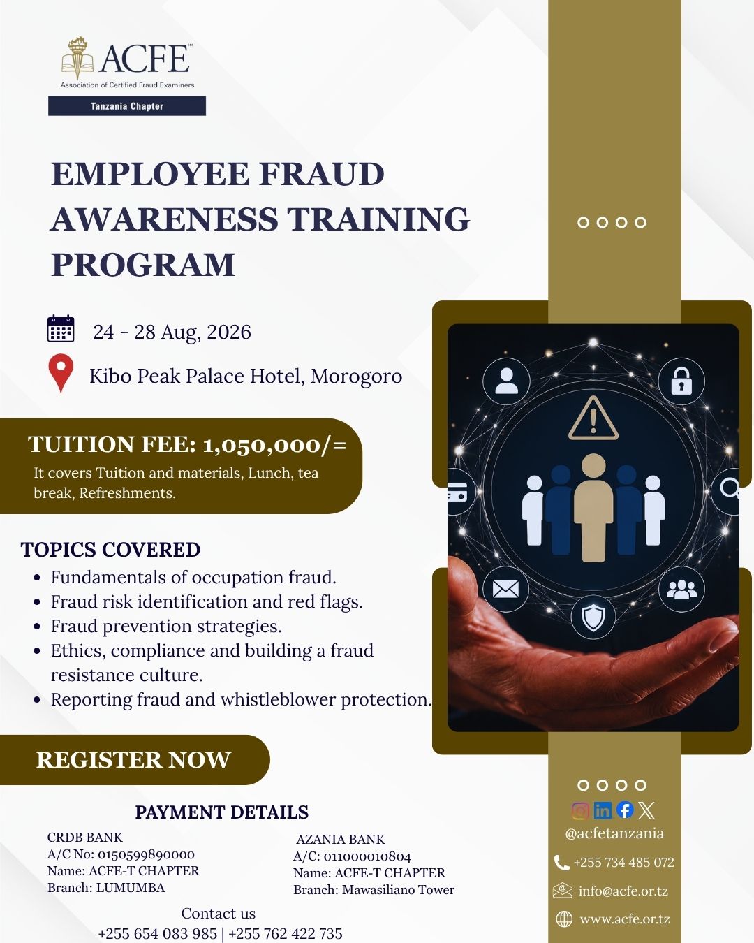 employee fraud awareness training program